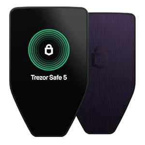 Trezor Safe 5 - Crypto Hardware Wallet with Secure Element & Passphrase ...