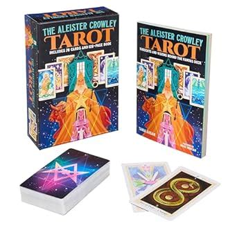 ALEISTER CROWLEY TAROT BK & CARD DECK : Ahsan, Tania, Crowley, Aleister ...