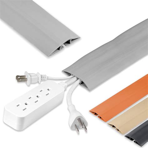 Amazon.com: Cordinate 6 ft Cord Cover Floor, Cord Protector, Cord ...