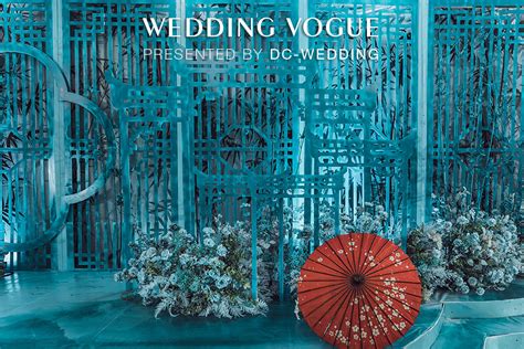 蓝色新中式 - 主题婚礼 - 婚礼图片 - 婚礼风尚