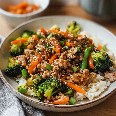 Ground Turkey Teriyaki Stir Fry