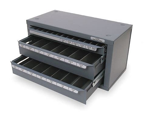 HUOT, 20 Compartments, For 1/4"-20 to 1"-12 Taps, Tap Dispenser - 2TPY7 ...