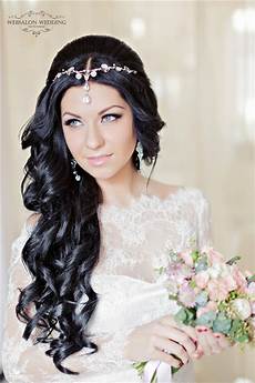 Hair Style For Wedding Black Hair by Top 25 Stylish Bridal Wedding Hairstyles For Hair Hair Style For Wedding Black Hair
