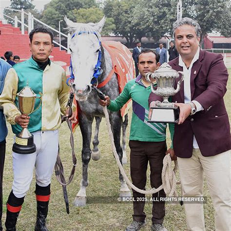 Lt Gen JK Sharma and Anita Sharma during the Army Commander’s Cup horse ...
