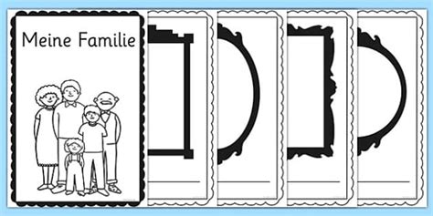 My Family - German Art Activity