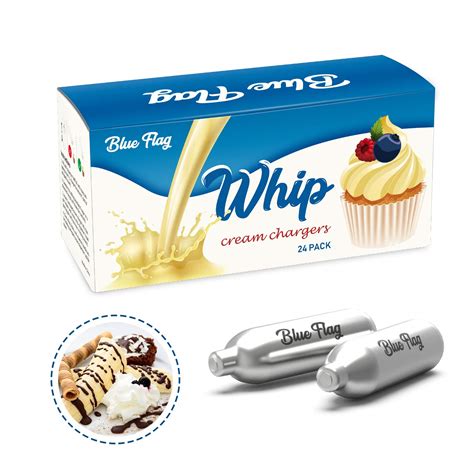 Buy BLUE Whipped Cream Chargers N2O Nitrous Oxide 8-Gram Cartridge for ...