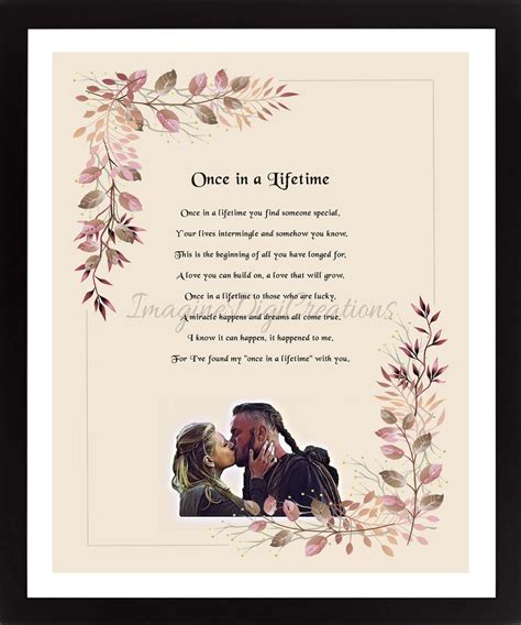 Once in a Lifetime, Love Poem, Viking Inspiration, Valentine ...