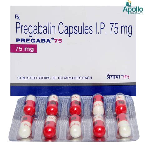 Pregaba 75 Capsule 10's Price, Uses, Side Effects, Composition - Apollo ...