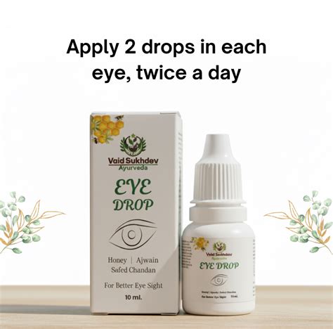 Vaid Sukhdev Ayurveda Eye Drop | Natural Eye Care for Better Vision