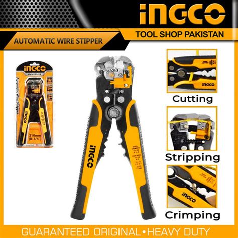 INGCO HWSP102418 3-in-1 Automatic Wire Stripper Wire Cutter – Indian ...
