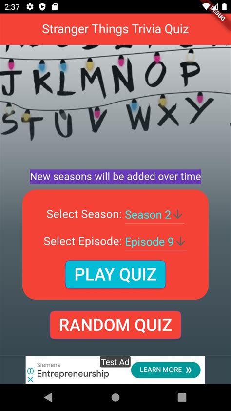 Скачать Stranger Things Trivia Quiz APK для Android - Последняя Версия