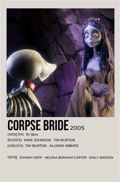 Image result for Corpse Bride Movie Poster with Credits