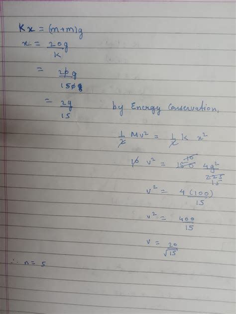 Two blocks A and B of equal masses ( m= 10kg) are connected by a light ...