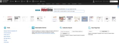 WayBackMachine Alternatives 的图像结果