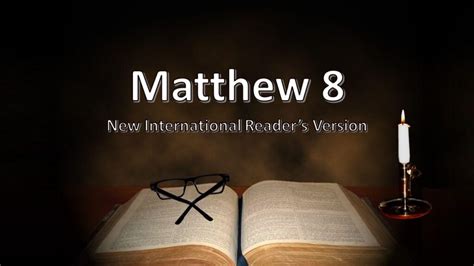 Image result for Scriptures Matthew 8