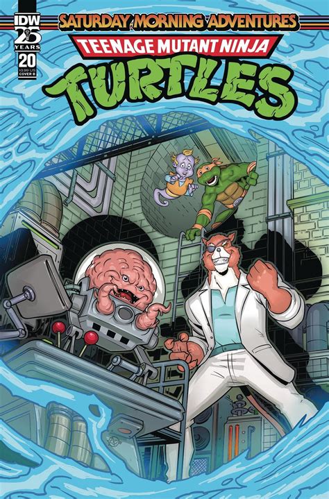 Tmnt Saturday Morning Adv #20 Cvr B Medel Idw-prh Comic Book - Walmart.com