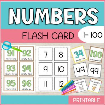Numbers Flash Cards 的图像结果