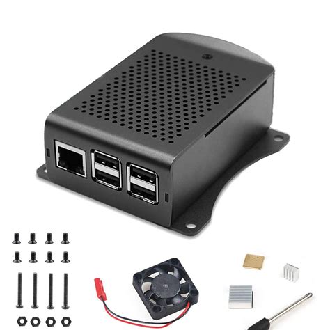 Amazon.in: Buy MakerFocus Raspberry Pi Case with Fan, Raspberry Pi 3 B+ ...