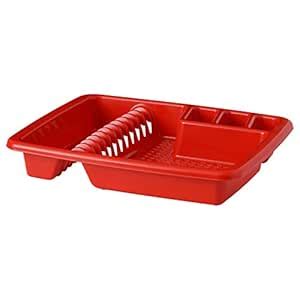 POS™ Ikea Dish Drainer, Length 46cm (Red) : Amazon.in: Home & Kitchen