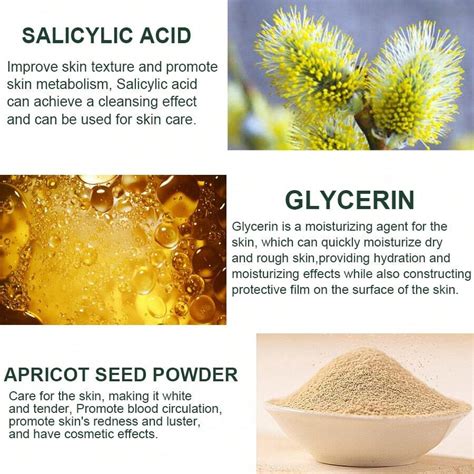 Sabonete de Ácido Salicílico GZE para Lavagem Facial, Removedor de ...