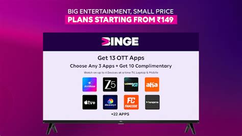 Tata Play Binge: 30+ OTTs in 1 – Apps on Google Play