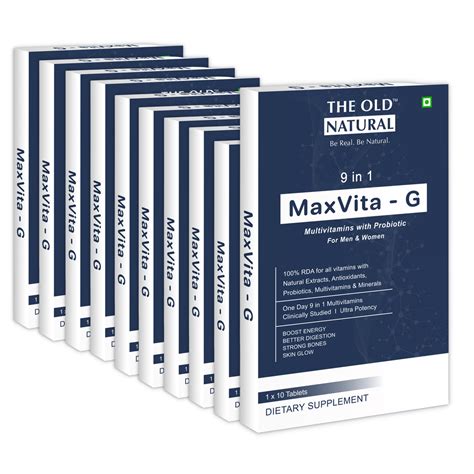 Buy Maxvita-G Multivitamin 10 Tablets Online at The Old Natural