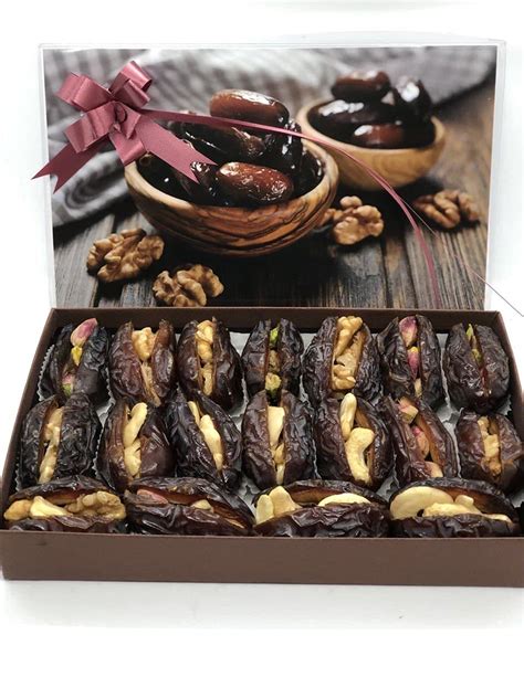Buy Sweet Saffron Medjool Dates – Dried Dates Box - Stuffed Dates with ...