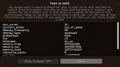 Image result for Minecraft Telemetry Data