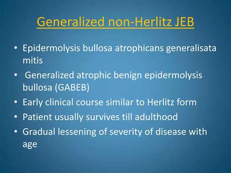 Genetic epidermolysis bullosa | PPTX