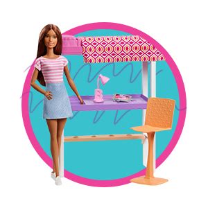 Barbie Doll & Loft Bed/Desk Playset : Amazon.in: Toys & Games