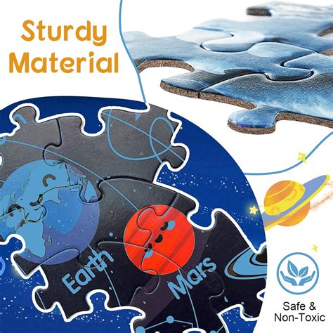 Hibility Space Large 70 Piece Round Floor Puzzles Review - Hobby Mastery