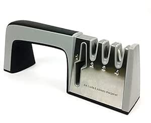 Buy NAPTR Chef's Garage 4 Slot Kitchen Knife and Scissor Sharpener for ...