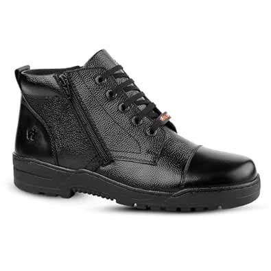 Wildfoot Oscar Unisex Police Boot | Smooth Full Grain Uniform Leather ...