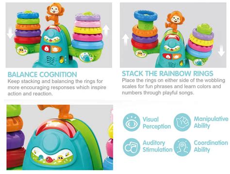 Buy Shooting Star Seesaw Stacker Toys For Kids Improve Early Learning ...