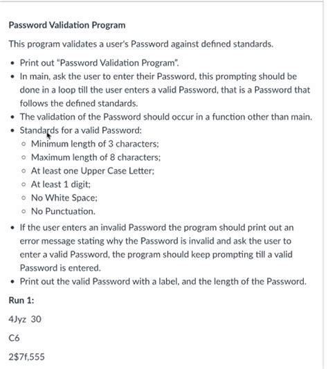 Image result for Password Validation Program in Java
