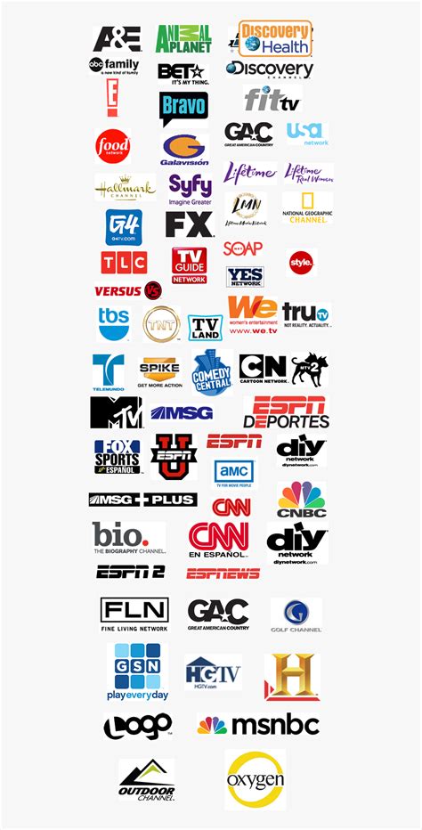 Cable TV Network Logos 的图像结果