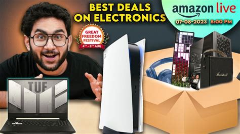 Watch Top Deals On Electronics This Freedom Festival on Amazon Live