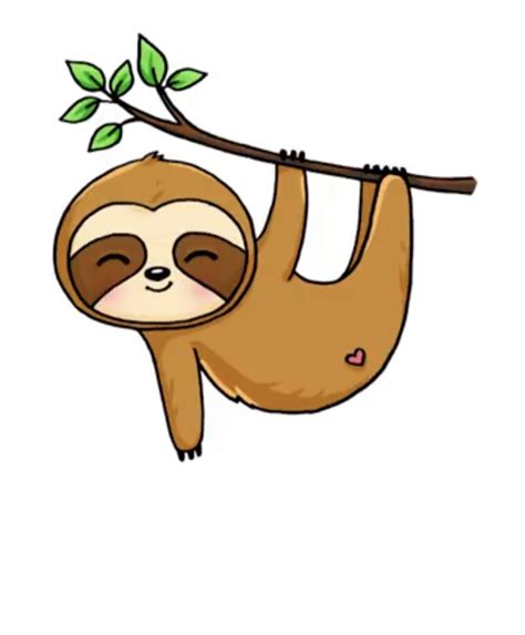 Draw so Cute Sloth 的图像结果