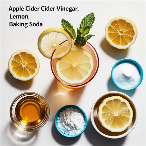 Apple Cider Vinegar, Lemon, and Baking Soda Drink: A Healthy Elixir ...