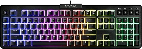 Buy EVGA Z12 RGB Gaming Keyboard, RGB Backlit LED, 5 Programmable Macro ...