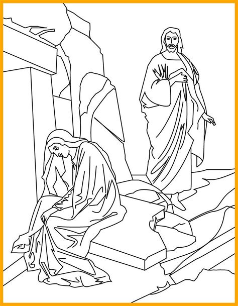 Jesus In The Wilderness Coloring Pages