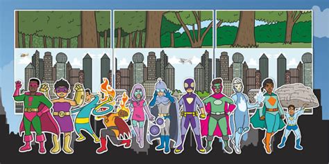 Superhero Small World Pack (teacher made) - Twinkl