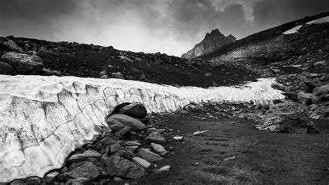 "Landscape 16": Steel Grey Photography by Satyaki Biswas | ArtZolo.com