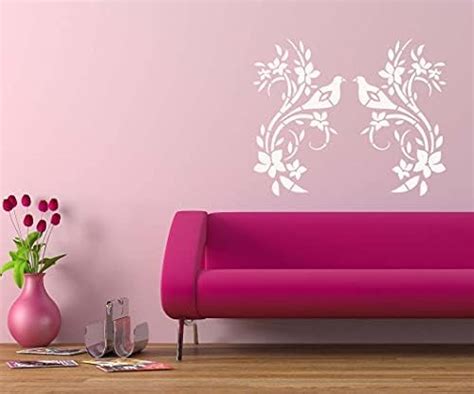 SHIVA MEGA MART 40657 Reusable DIY Wall Stencil Painting, Suitable For ...