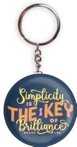 HOLA Blue Color Simplicity Is The Key Of Brillance Bruce Lee Pack of 1 ...