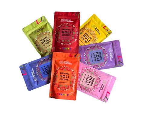 700g Organic Holi Colors | Eco-Friendly & Safe | Green Practices