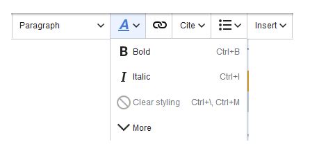 2.2 Visual editing - BlueSpice Helpdesk