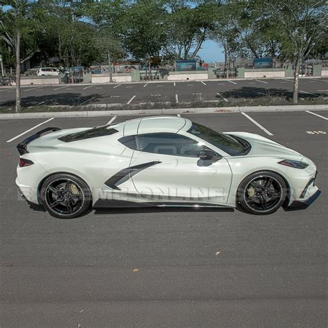 EOS 5VM Style Side Skirts - Carbon Flash Metallic - C8 Corvette (SS-277-V2-ABS)