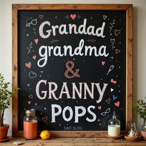 The UK’s Favourite Grandparent Names—What’s Yours? | Dad Blog