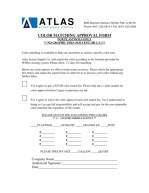 Fillable Online PDF Form - Atlas Screen Supply Company Fax Email Print ...